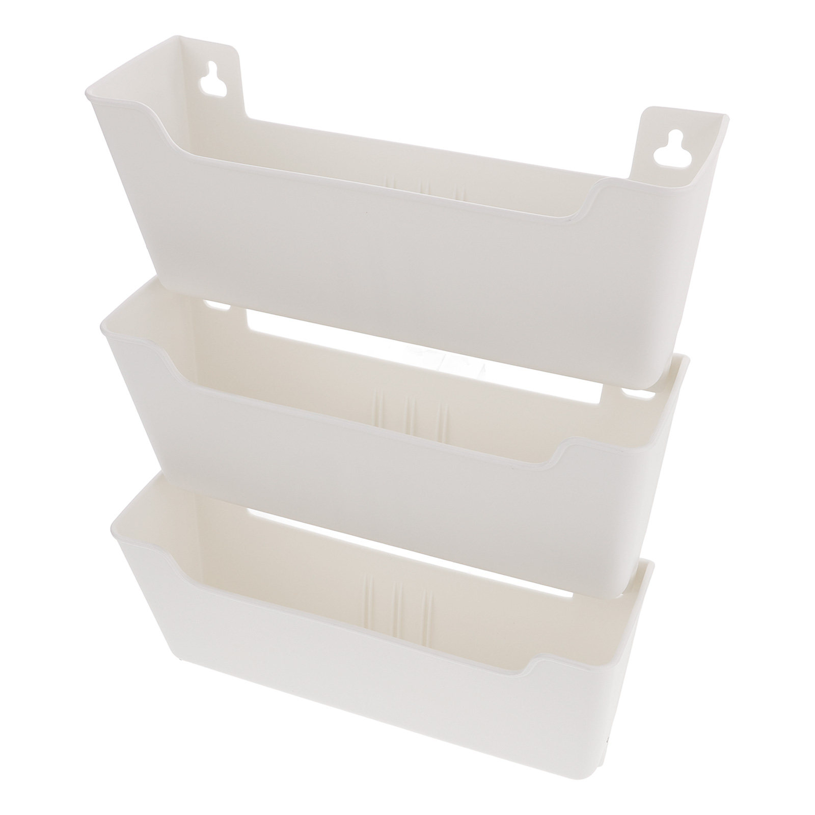 Magazine Holder Rack - 1Set Wall Mounted File Organizer Clear