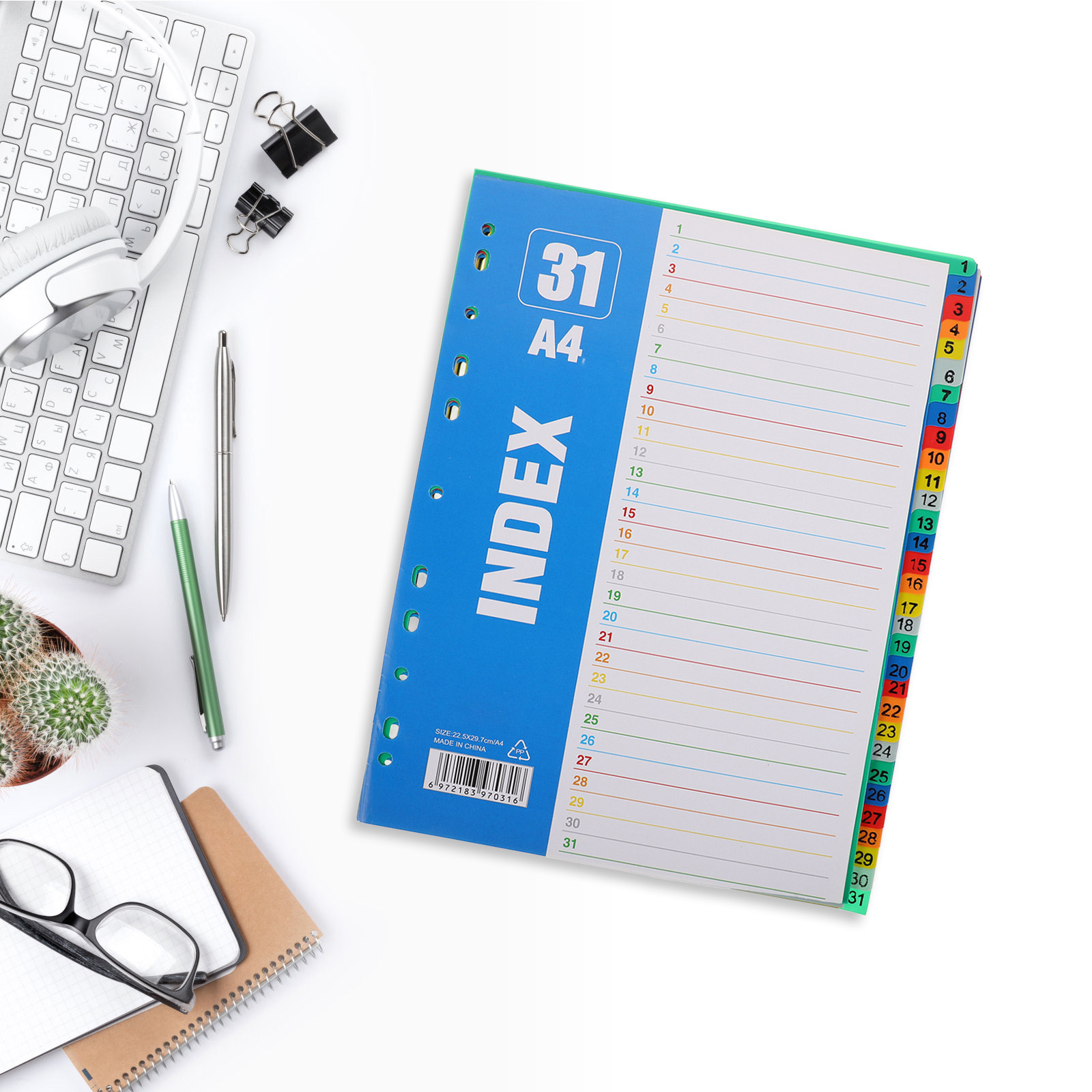 1Set Number Index Page A4 11-H - Tab Divider A4 review and price