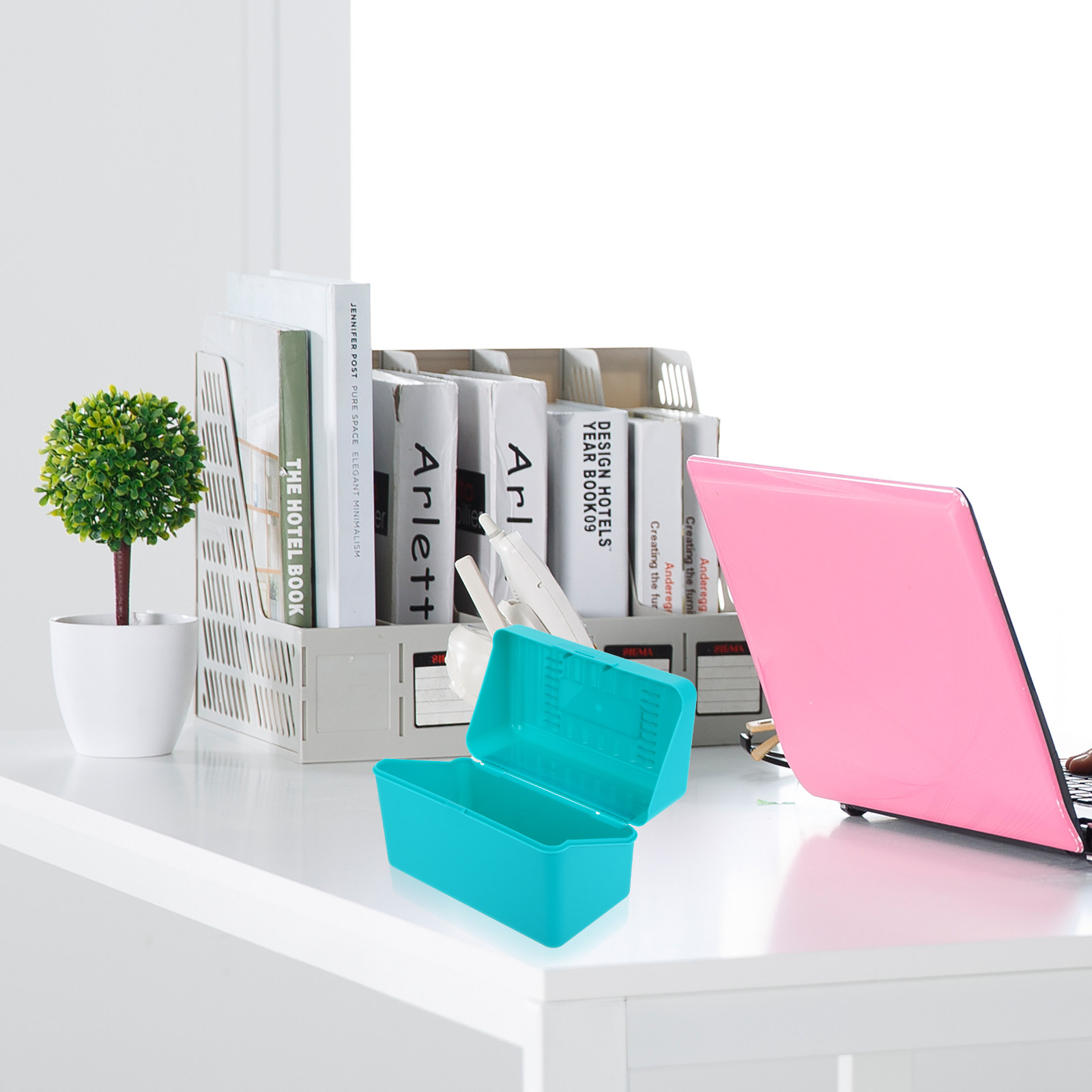 4Pcs Plastic Index Card File B - Index Card Holder review and price