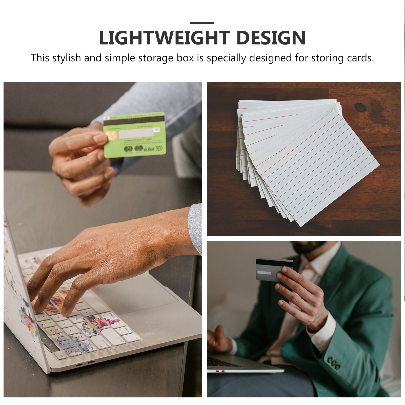 4Pcs Plastic Index Card File B - Index Card Holder review and price