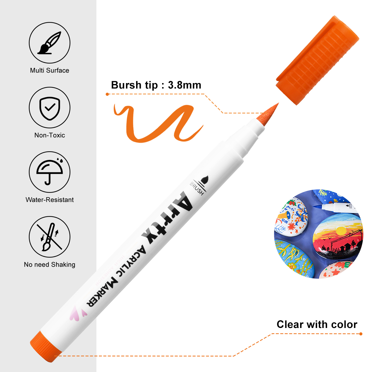 Arrtx 30 Colors Acrylic Makrer - Copic Marker Classic review and price