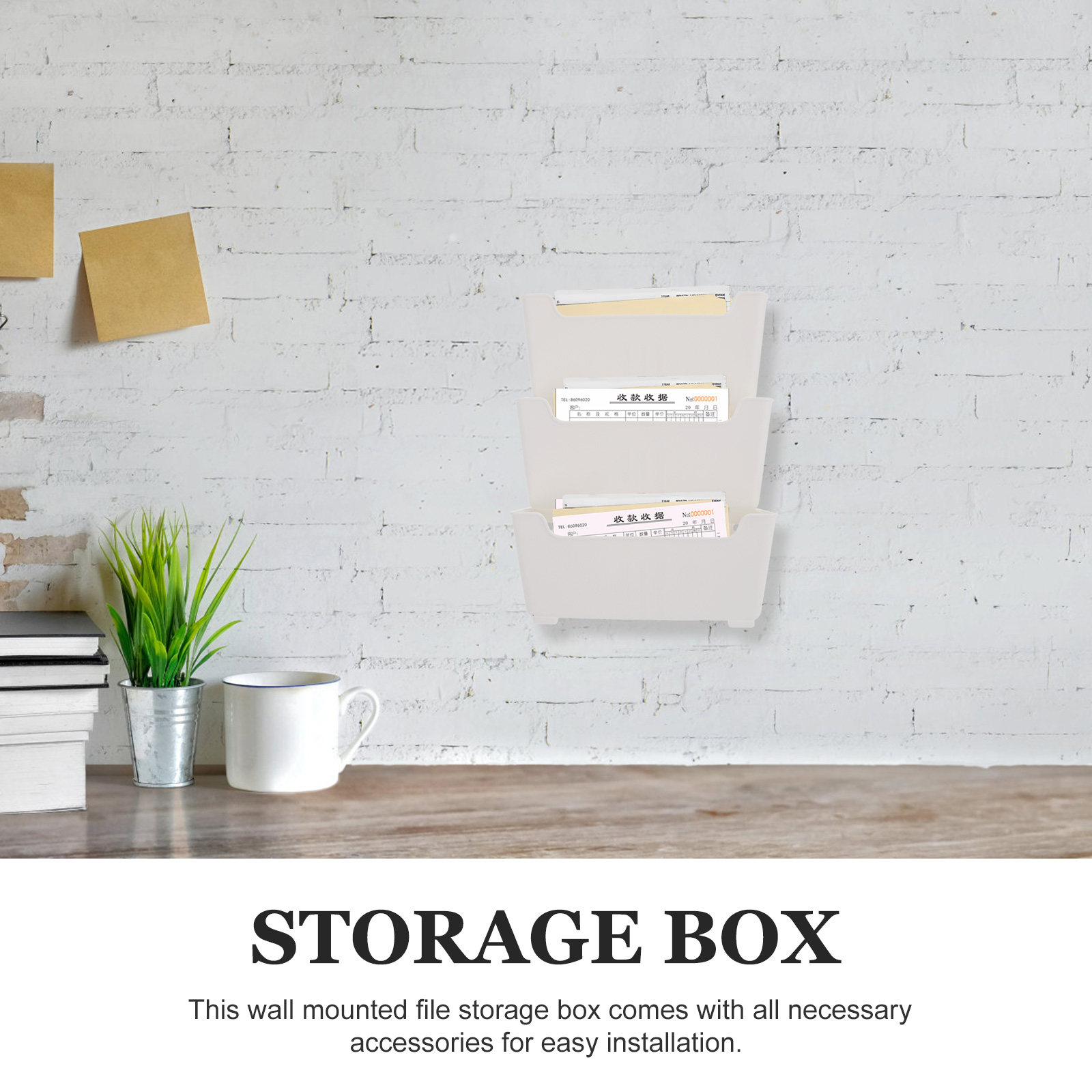 1Set Wall Mounted File Organiz - Magazine Holder Rack review and price