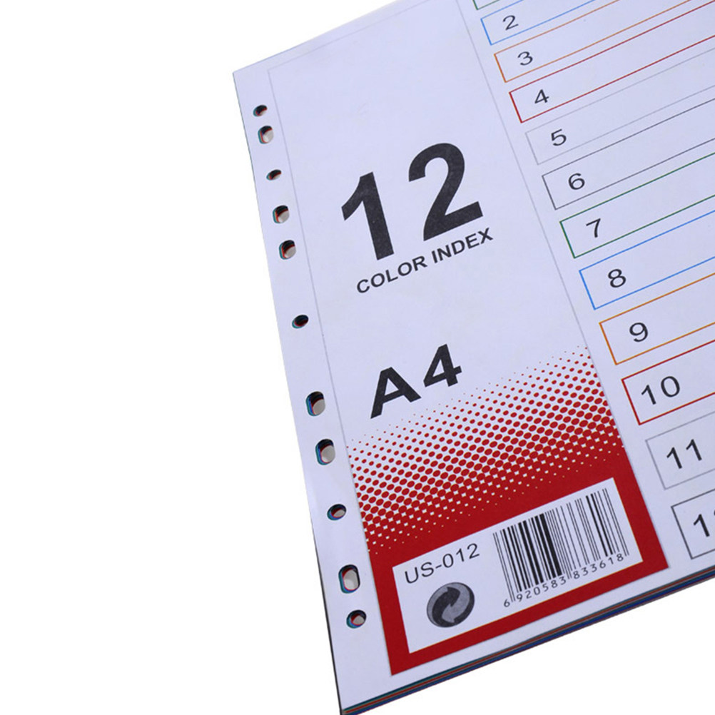 2Pcs Index Paper Refills Extra - Tab Divider A4 review and price