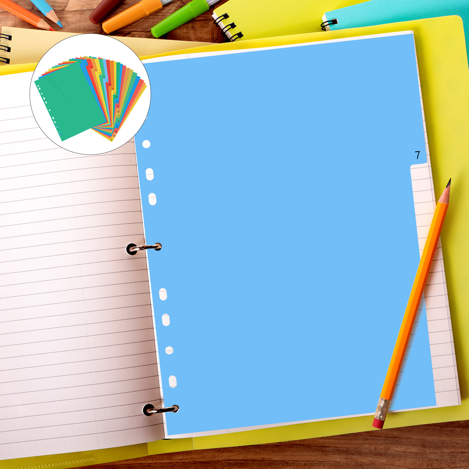 20 Pages A4 Size Color Coded P - Tab Divider A4 review and price