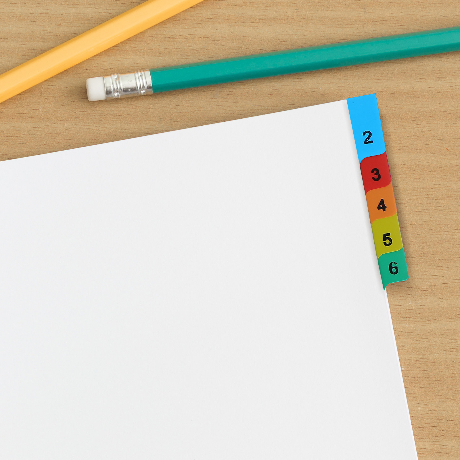 20 Pages A4 Size Color Coded P - Tab Divider A4 review and price