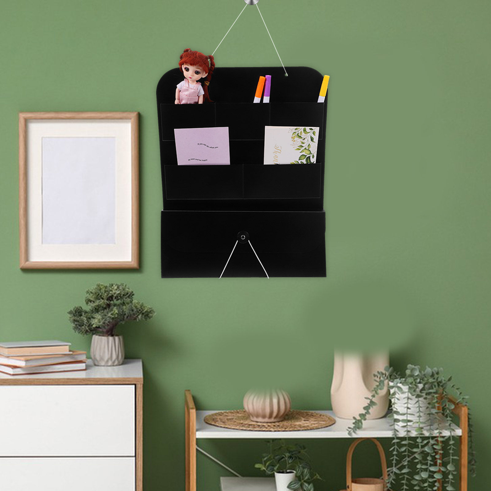 Hanging Wall File Organizer PP - Magazine Holder Rack review and price