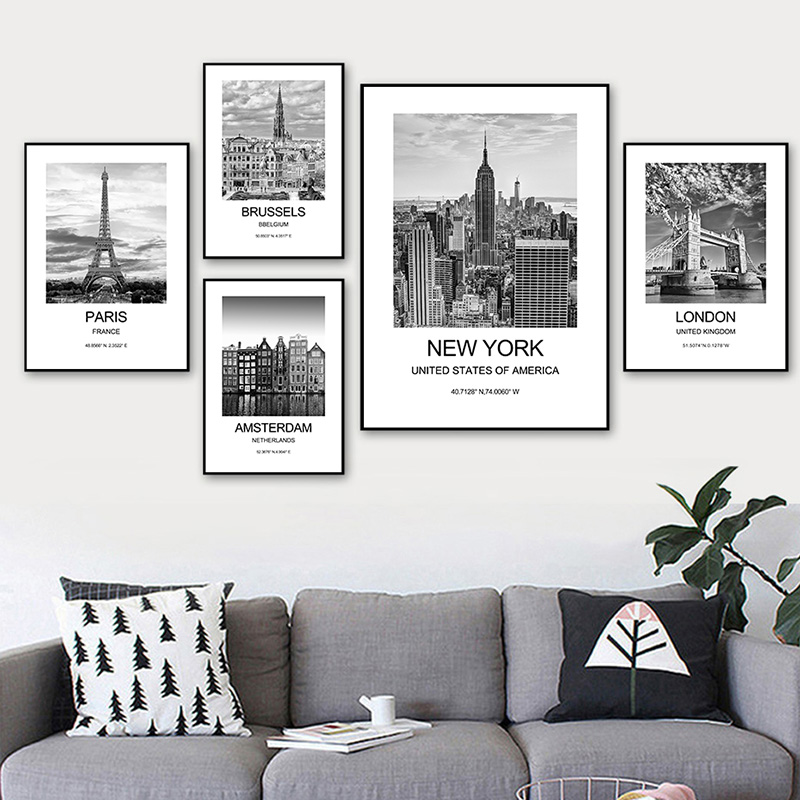 City Poster New York London Pa - Ink Blotter Paper review and price