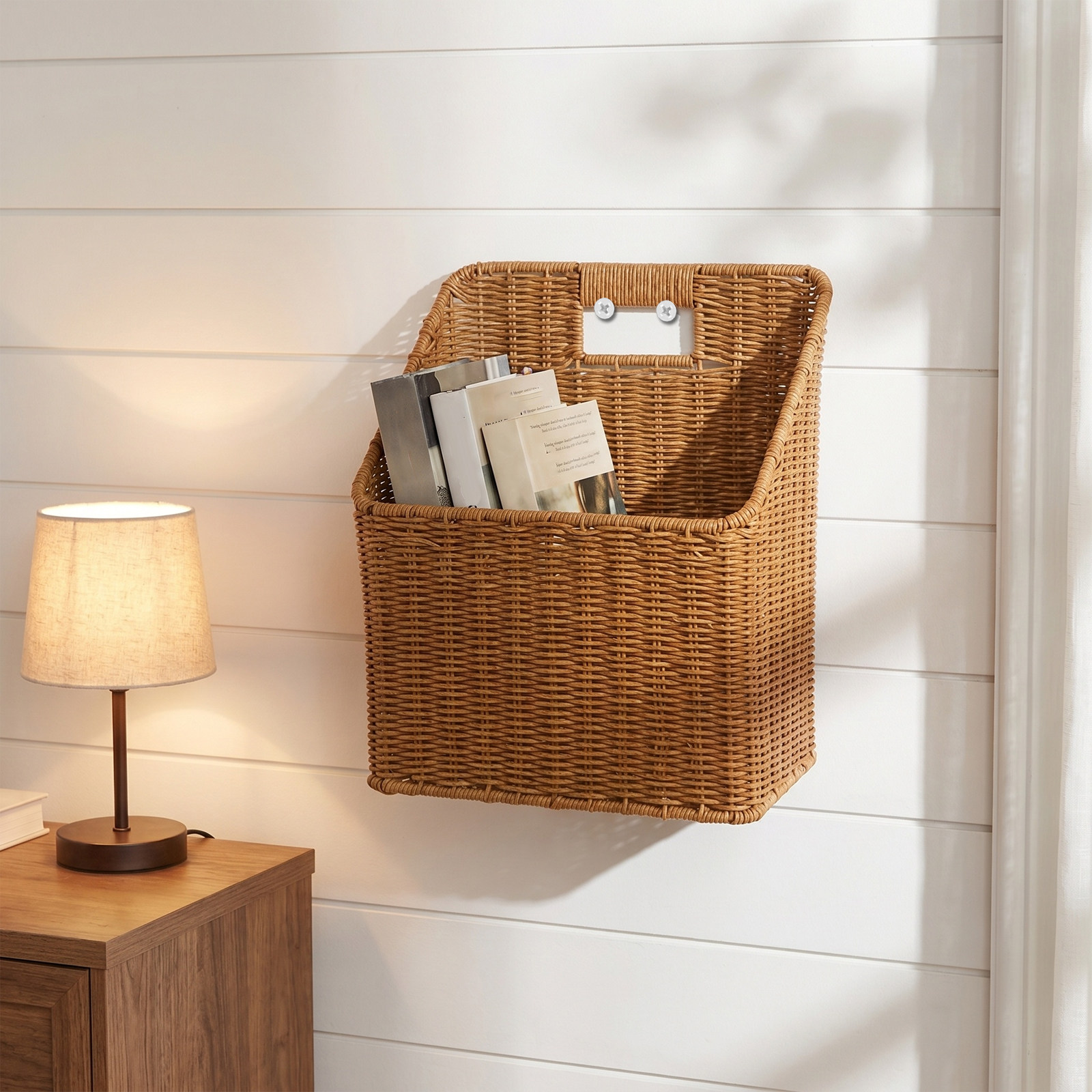Synthetic Imitation Rattan Wov - Magazine Holder Rack review and price